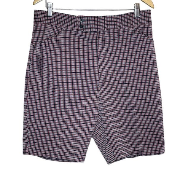 Vintage Other - Trend Fashions Red and Blue Plaid vintage shorts size 32